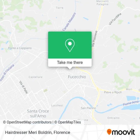 Hairdresser Meri Boldrin map