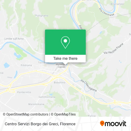Centro Servizi Borgo dei Greci map