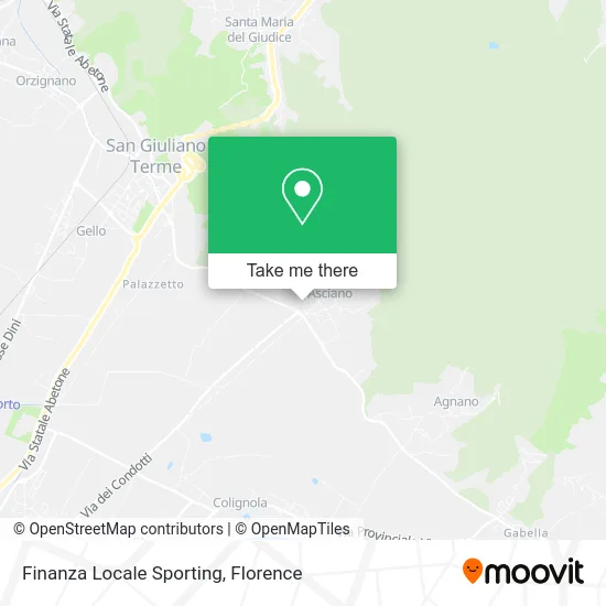 Finanza Locale Sporting map