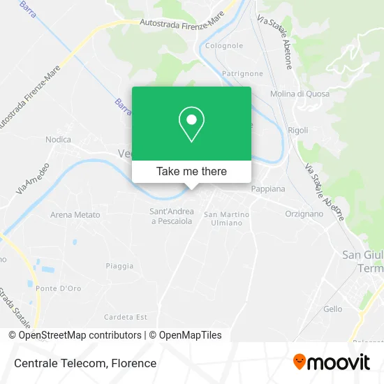 Centrale Telecom map