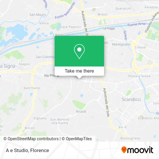 A e Studio map