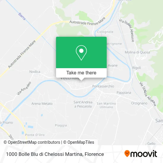 1000 Bolle Blu di Chelossi Martina map