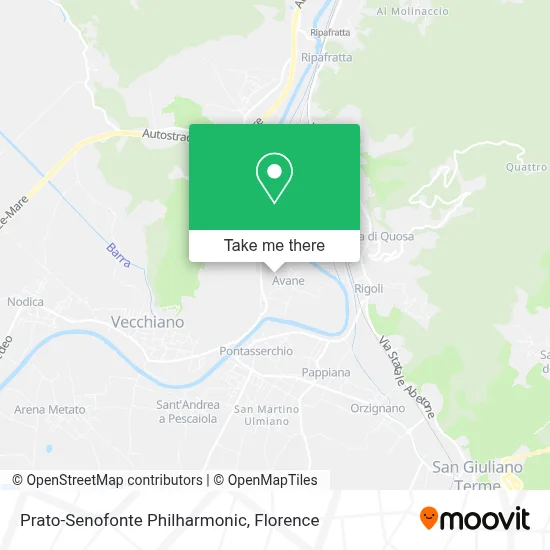 Prato-Senofonte Philharmonic map