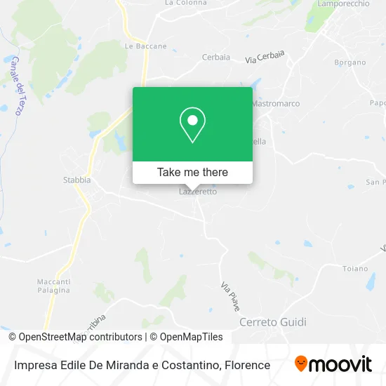 Impresa Edile De Miranda e Costantino map