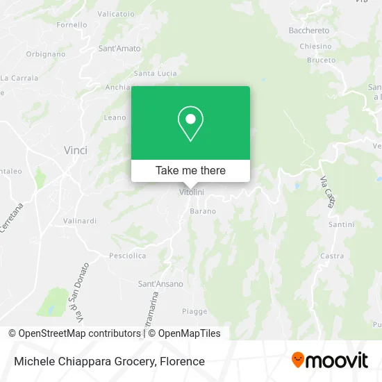 Michele Chiappara Grocery map