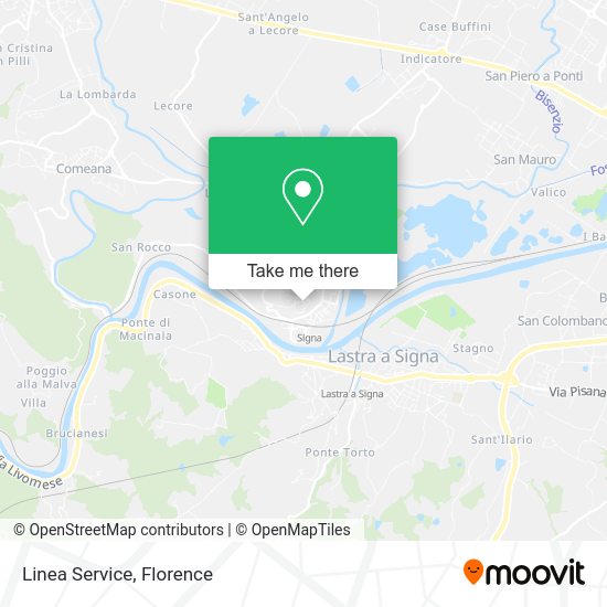 Linea Service map