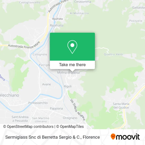 Sermiglass Snc di Berretta Sergio & C. map