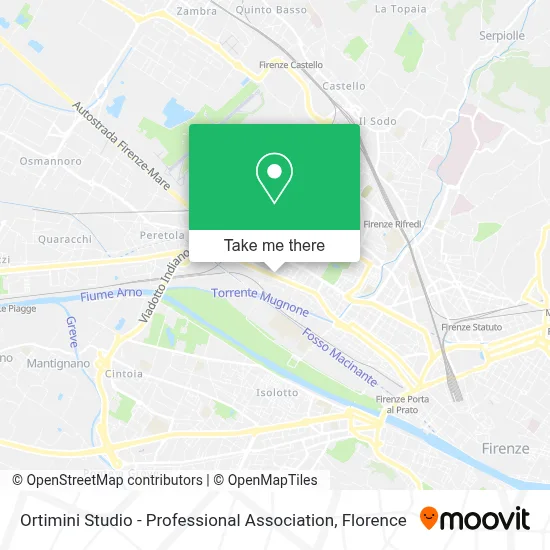 Ortimini Studio - Professional Association map