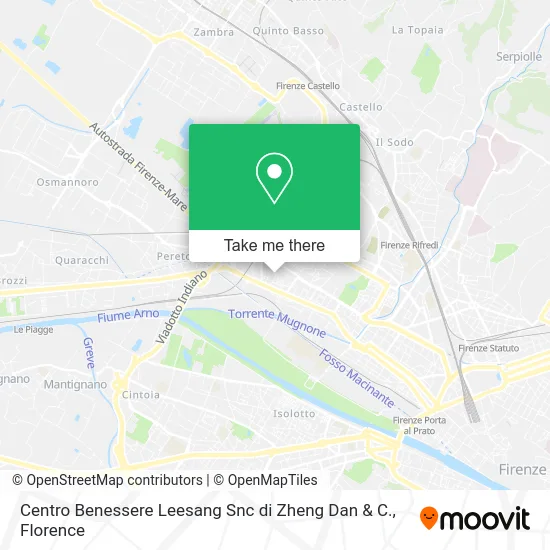 Centro Benessere Leesang Snc di Zheng Dan & C. map