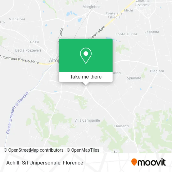 Achilli Srl Unipersonale map