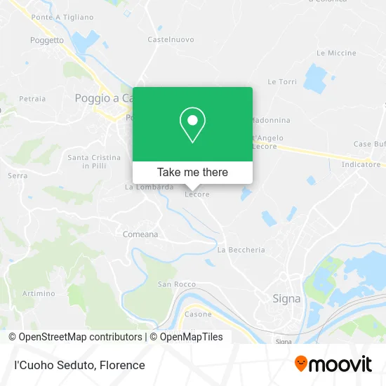 I'Cuoho Seduto map