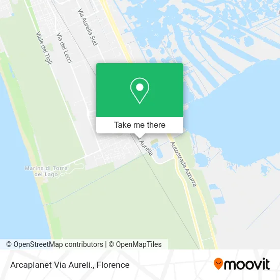 Arcaplanet Via Aureli. map