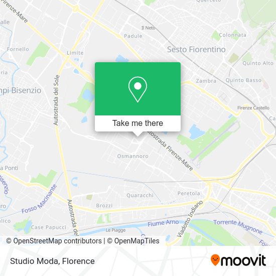 Studio Moda map