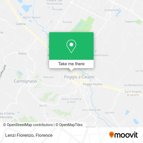 Lenzi Fiorenzo map