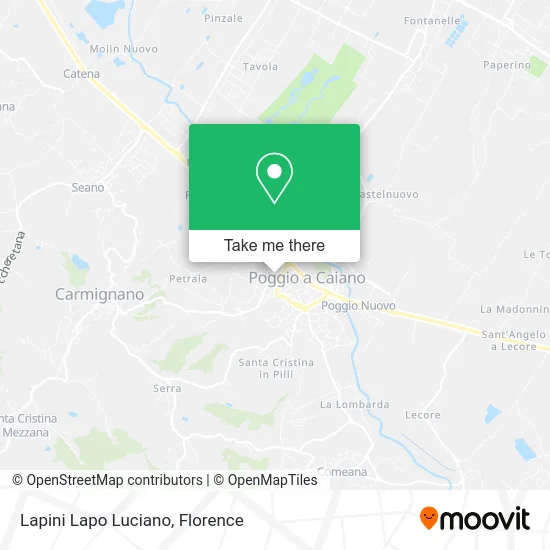 Lapini Lapo Luciano map