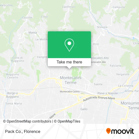 Pack Co. map