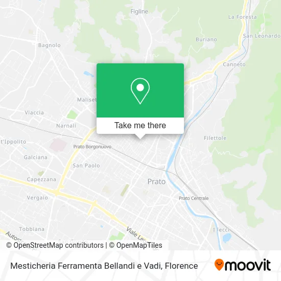 Mesticheria Ferramenta Bellandi e Vadi map