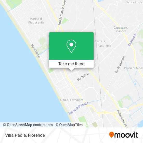 Villa Paola map