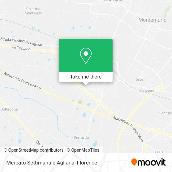 Mercato Settimanale Agliana map
