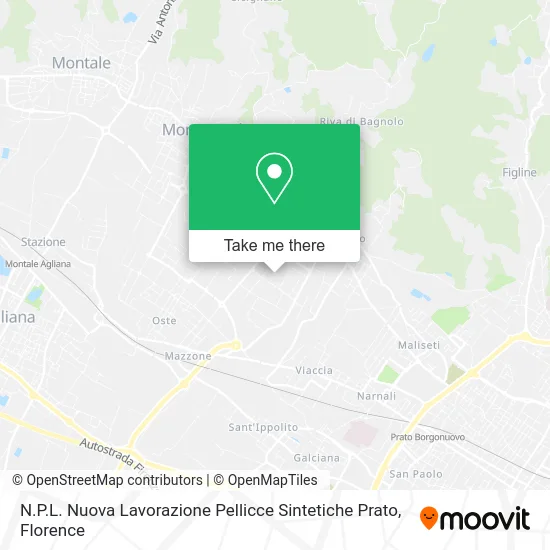 N.P.L. Nuova Lavorazione Pellicce Sintetiche Prato map