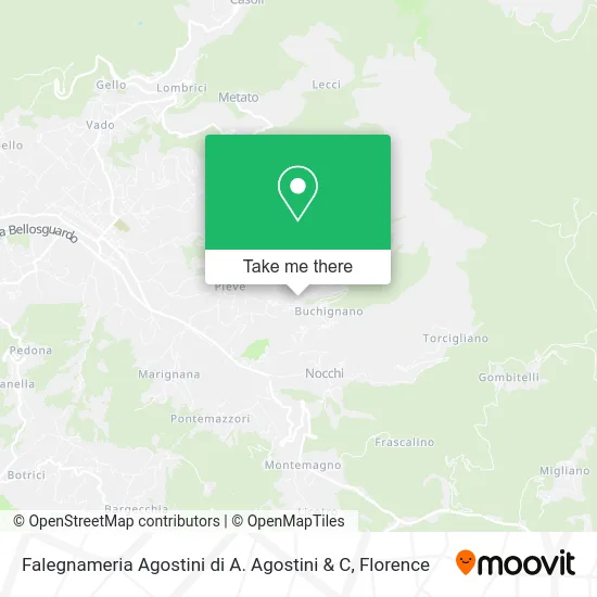 Falegnameria Agostini di A. Agostini & C map