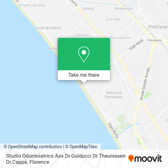 Studio Odontoiatrico Ass.Dr.Guiducci Dr.Theunissen Dr.Cappè map