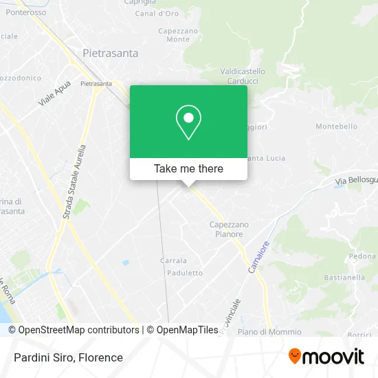 Pardini Siro map