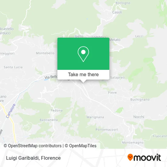 Luigi Garibaldi map