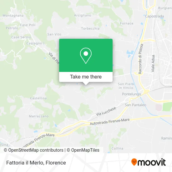 Fattoria il Merlo map