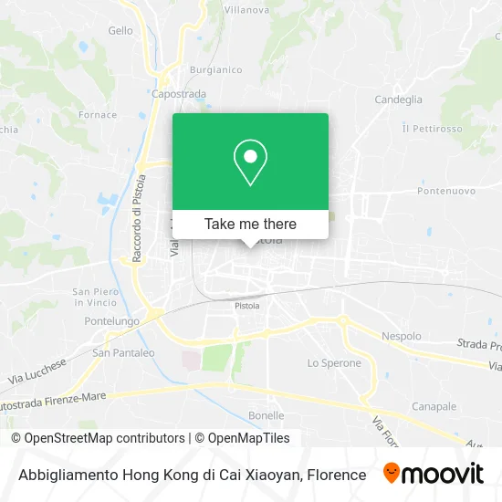 Abbigliamento Hong Kong di Cai Xiaoyan map