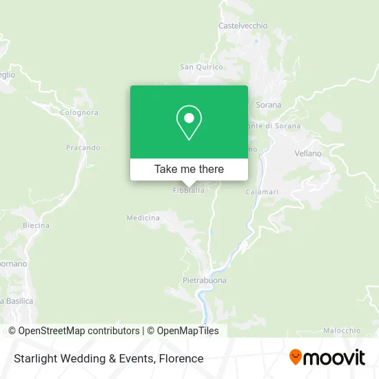 Starlight Wedding & Events map