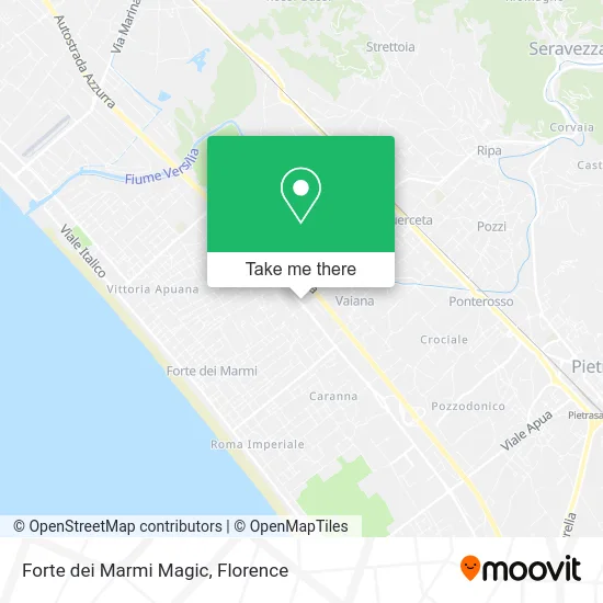 Forte dei Marmi Magic map