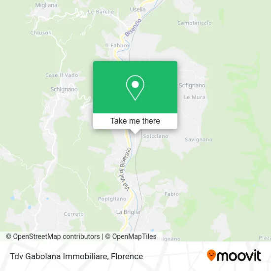 Tdv Gabolana Immobiliare map
