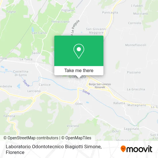 Laboratorio Odontotecnico Biagiotti Simone map