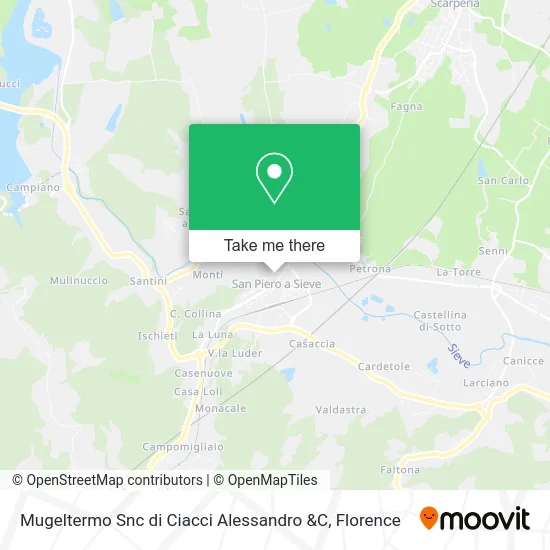 Mugeltermo by Ciacci Alessandro & Co. map