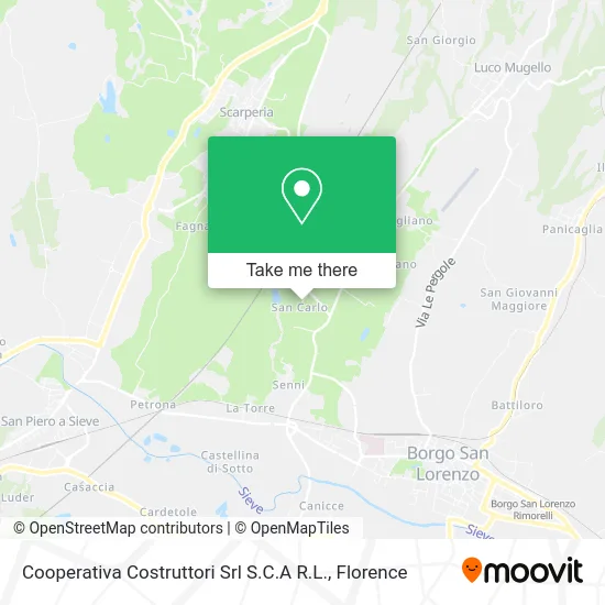 Cooperative Builders Srl S.C.A R.L. map