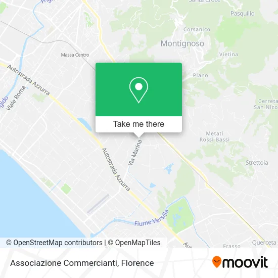 Merchants Association map