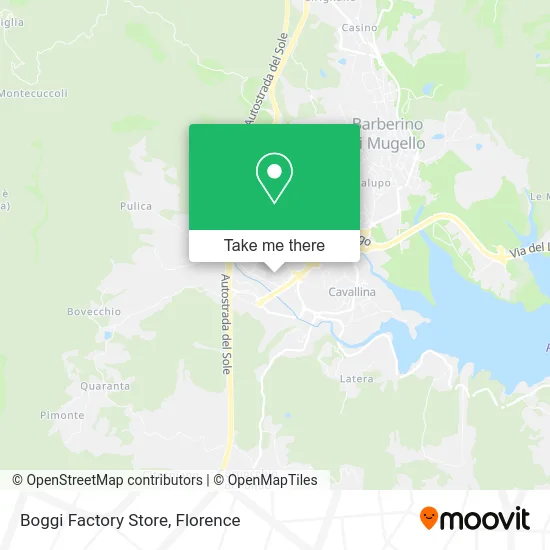 Boggi Factory Store map