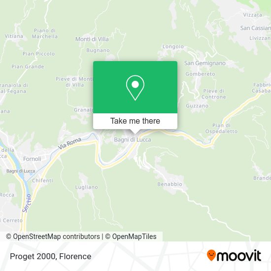Proget 2000 map