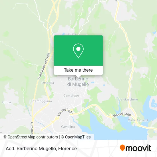 Acd. Barberino Mugello map