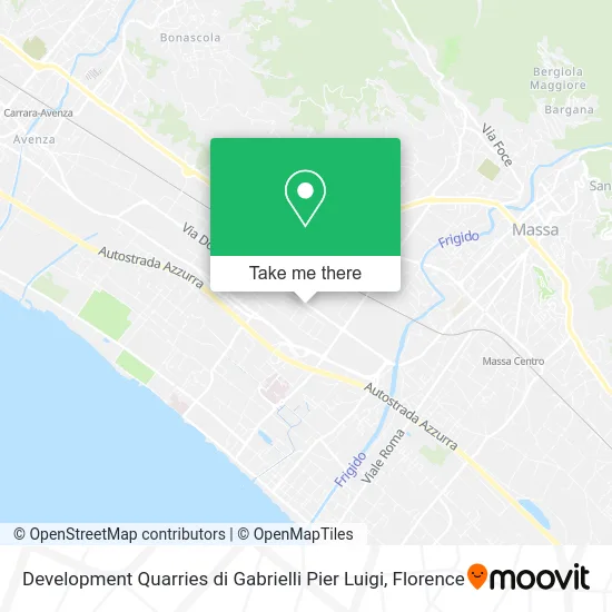 Development Quarries by Pier Luigi Gabrielli map