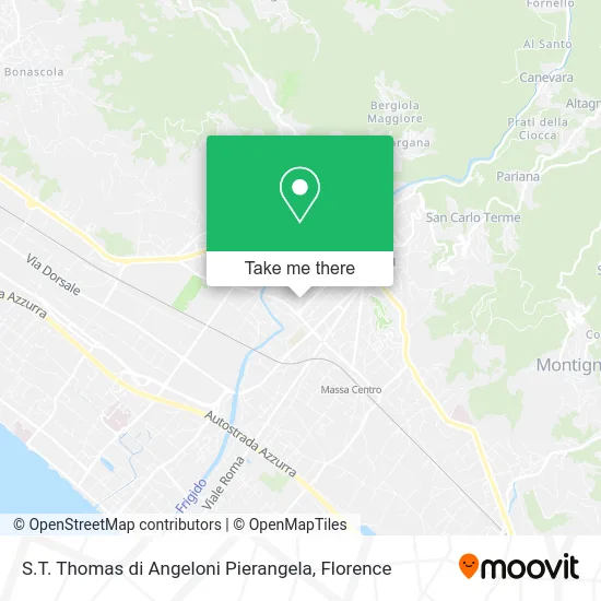 S.T. Thomas di Angeloni Pierangela map