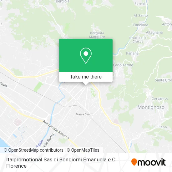 Italpromotional Sas di Bongiorni Emanuela e C map