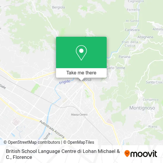 British School Language Centre di Lohan Michael & C. map