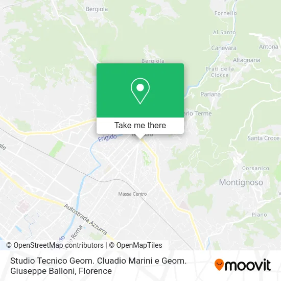 Studio Tecnico Geom. Cluadio Marini e Geom. Giuseppe Balloni map