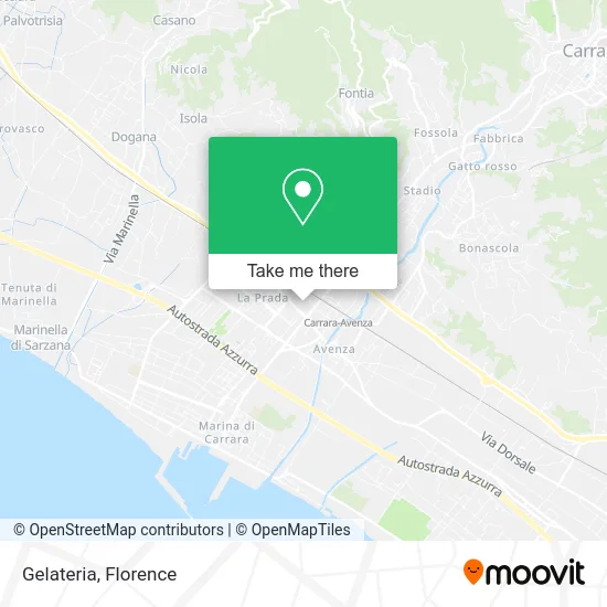 Gelateria map