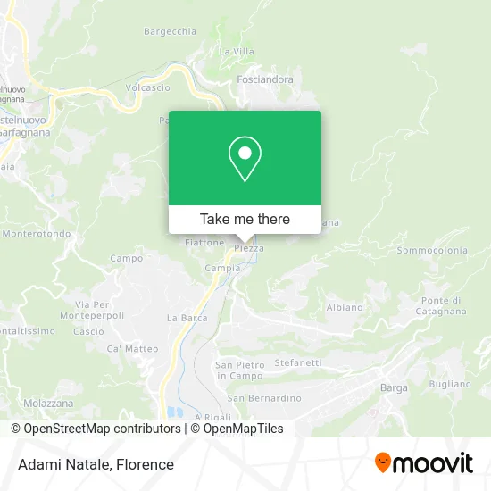 Adami Natale map