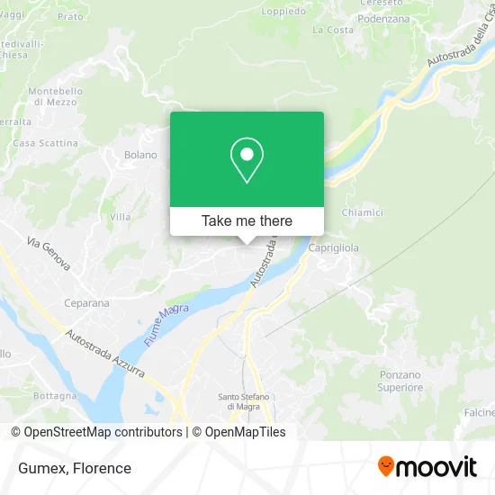 Gumex map