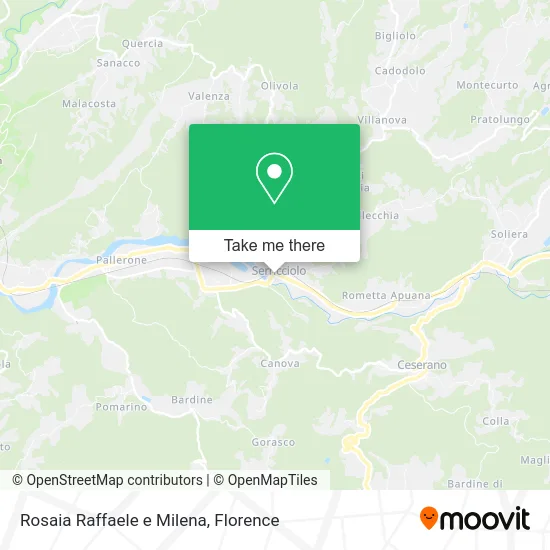 Rosaia Raffaele and Milena map