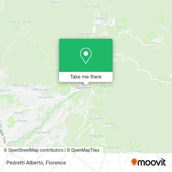 Pedretti Alberto map